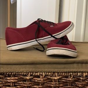 Maroon Vans